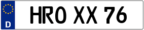 Truck License Plate